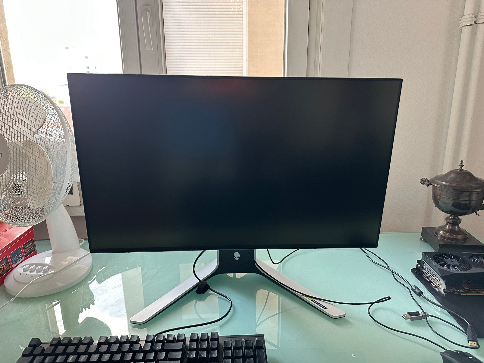 27 inch 1440p 240hz ips alienware monitor met g-sync, Computers en Software, Ophalen, Zo goed als nieuw, IPS