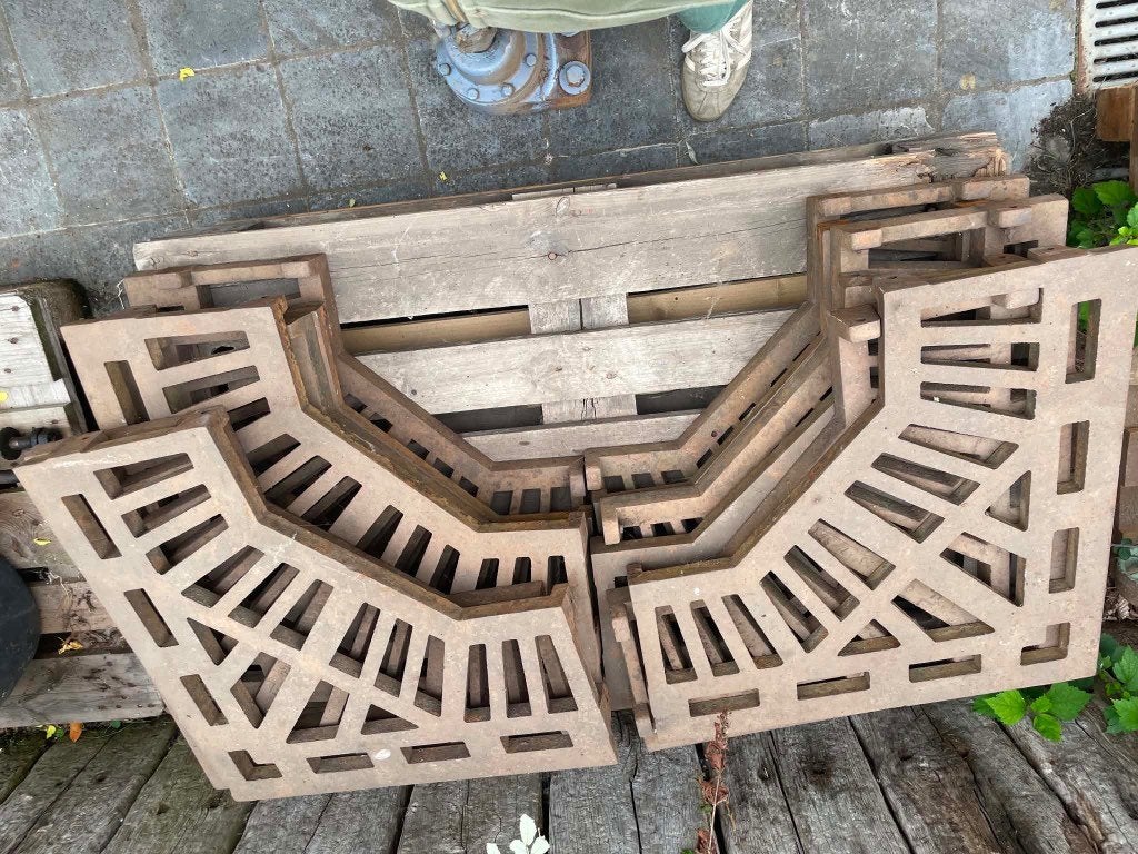 Grilles d arbre Art deco, Jardin & Terrasse, Comme neuf, Enlèvement, Autres types, Autres matériaux