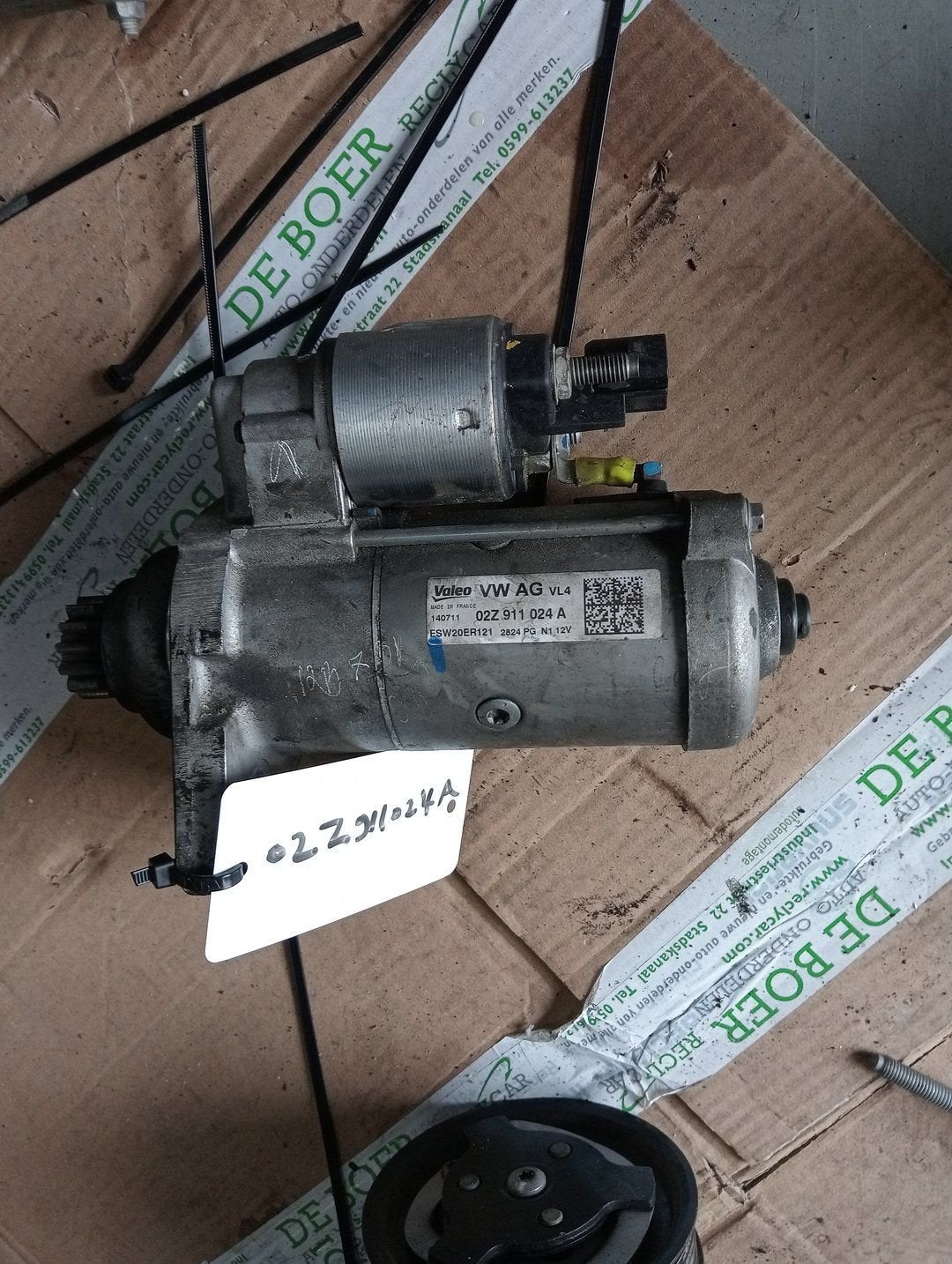 STARTMOTOR Volkswagen Polo V (6R) (02Z911024A), Volkswagen, -, Utilisé, -
