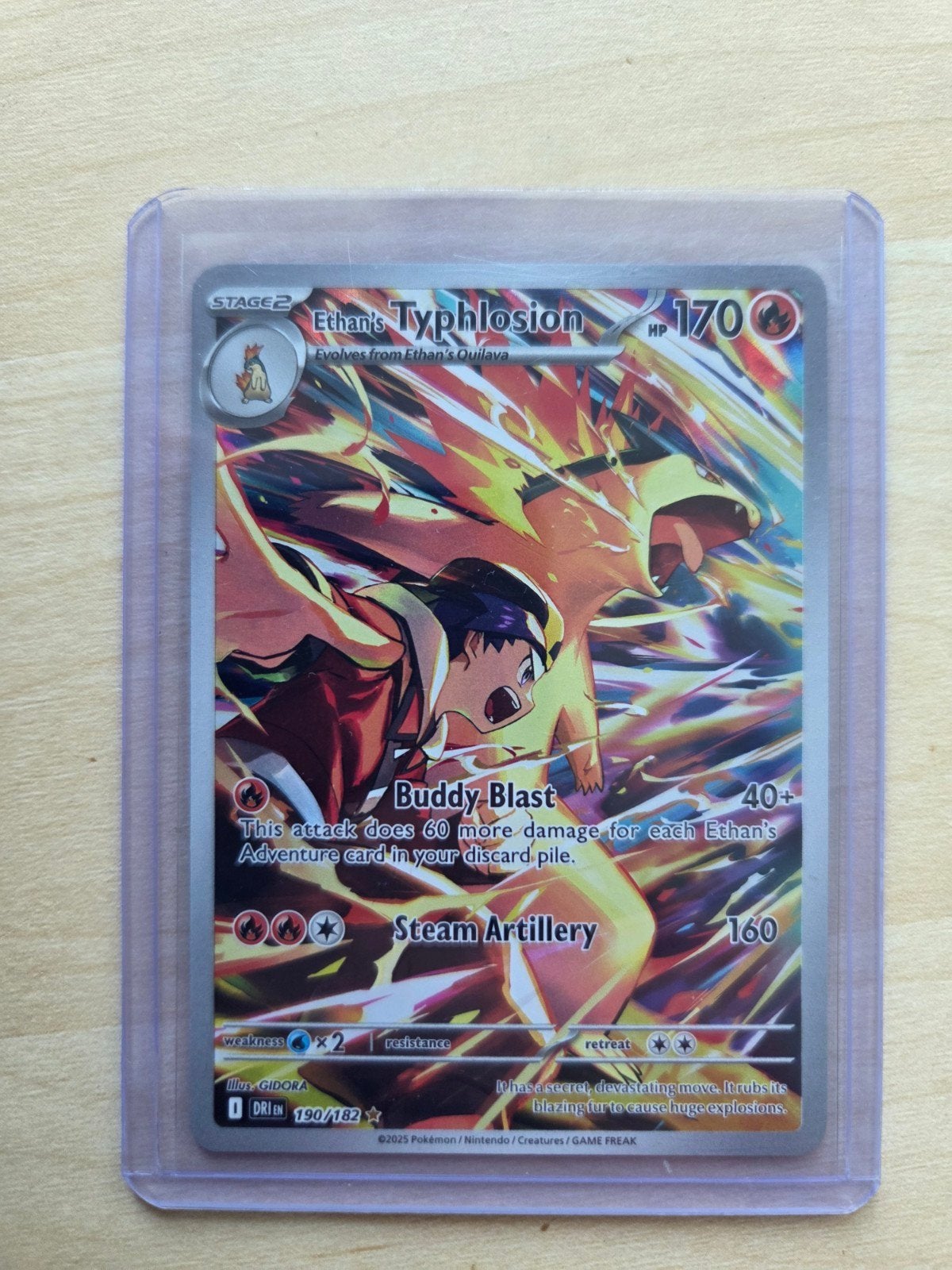 Ethan's Typhlosion, Ophalen