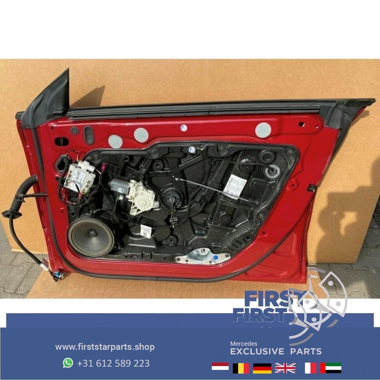W118 C118 X118 CLA DEUR PORTIER ROOD COMPLEET RECHTSVOOR Mer, Gebruikt, -, Deur, Ophalen of Verzenden