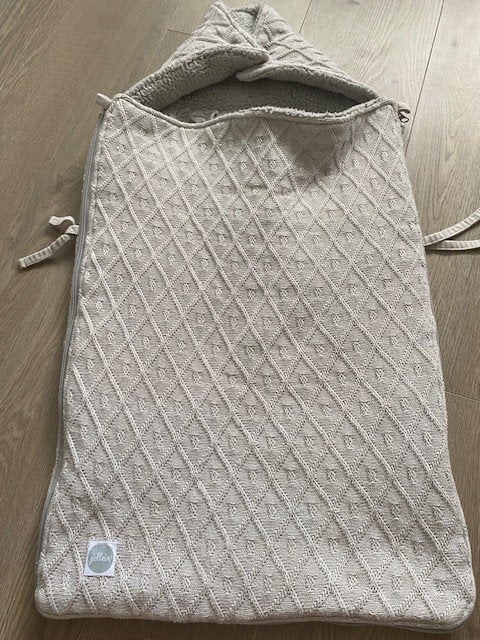 voetenzak jollein, Enfants & Bébés, Couvertures, Sacs de couchage & Produits pour emmailloter, Jollein, Enlèvement, Gris, Chancelière