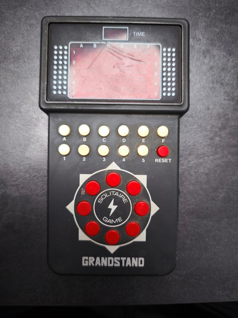 Grandstand Electronic Solitaire 1979 – Jeu LED 
vintage, Ophalen of Verzenden
