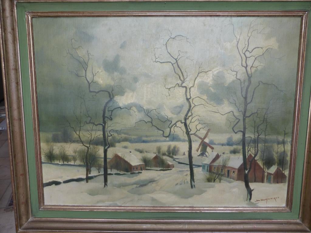 sneeuwlandschap  van Jan Van Malderen (  Aalst ), Enlèvement