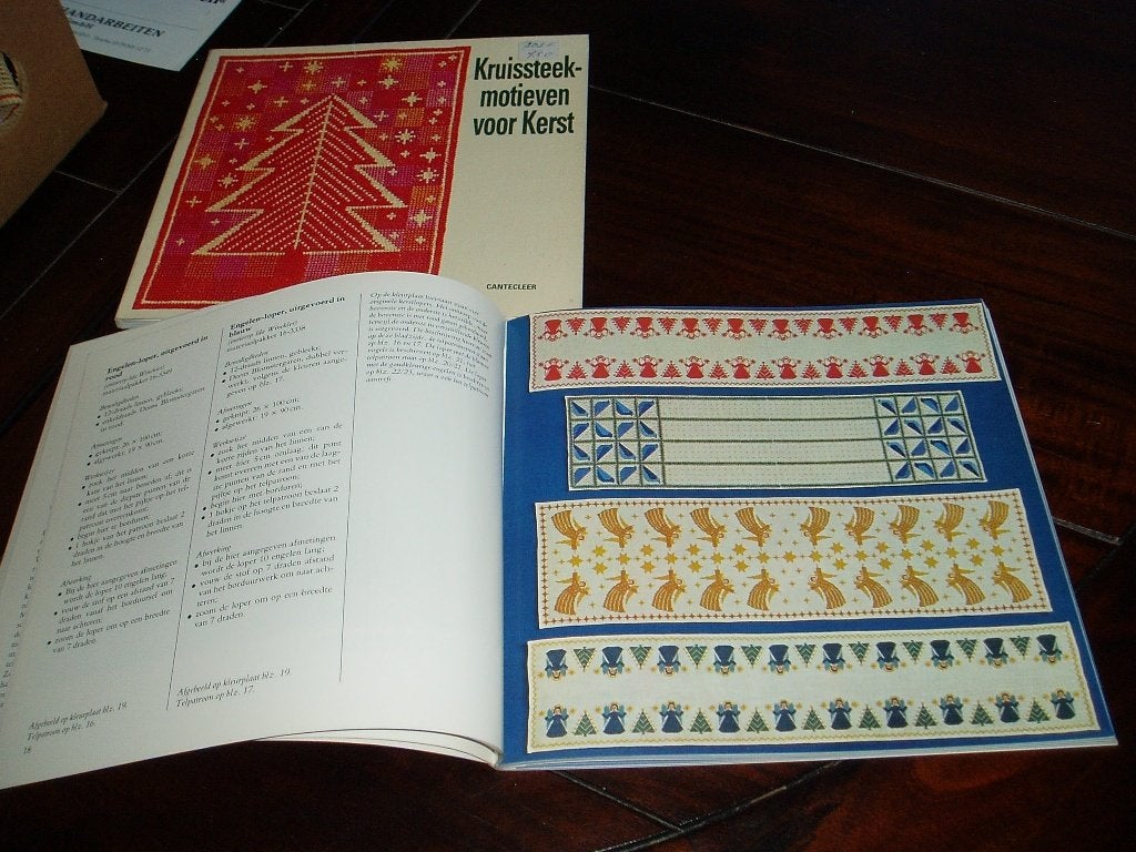 boeken kerst kruissteek, Ophalen, Nieuw
