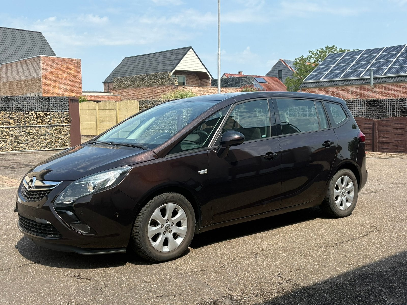 Opel Zafira Tourer 1.4 Benzine – 7 Zitplaatsen - 162.271 km, 144 g/km, Bruin, 7 zetels, Bedrijf