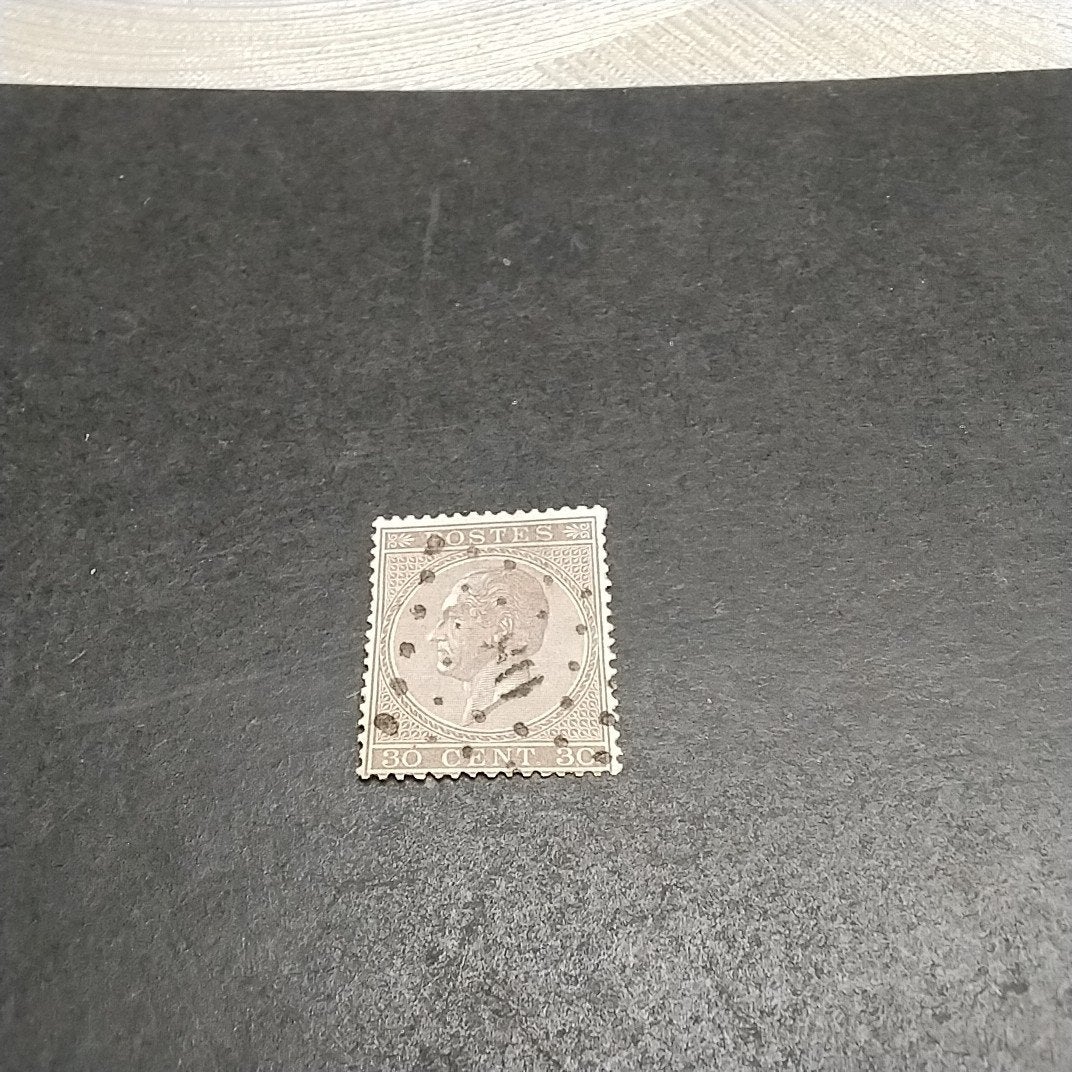 BELGIE  19 gestempeld met cote 14,00 €, Ophalen of Verzenden, Gestempeld