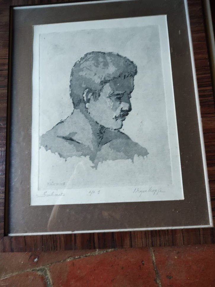 w. vd Wijngaert, Antiquités & Art, Art | Dessins & Photographie, Enlèvement, Aquarelle
