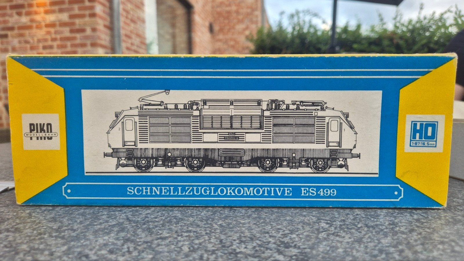 PIKO MODELLBAHN schnellezuglokomotive ES499, Ophalen, Locomotief, Gelijkstroom of Wisselstroom, Piko