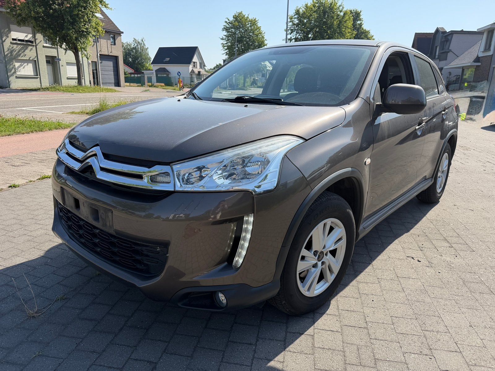 Citroen C4 Aircross 2015     112.000km  1.6 diesel, Auto's, Euro 5, Monovolume, Zwart, 4 cilinders