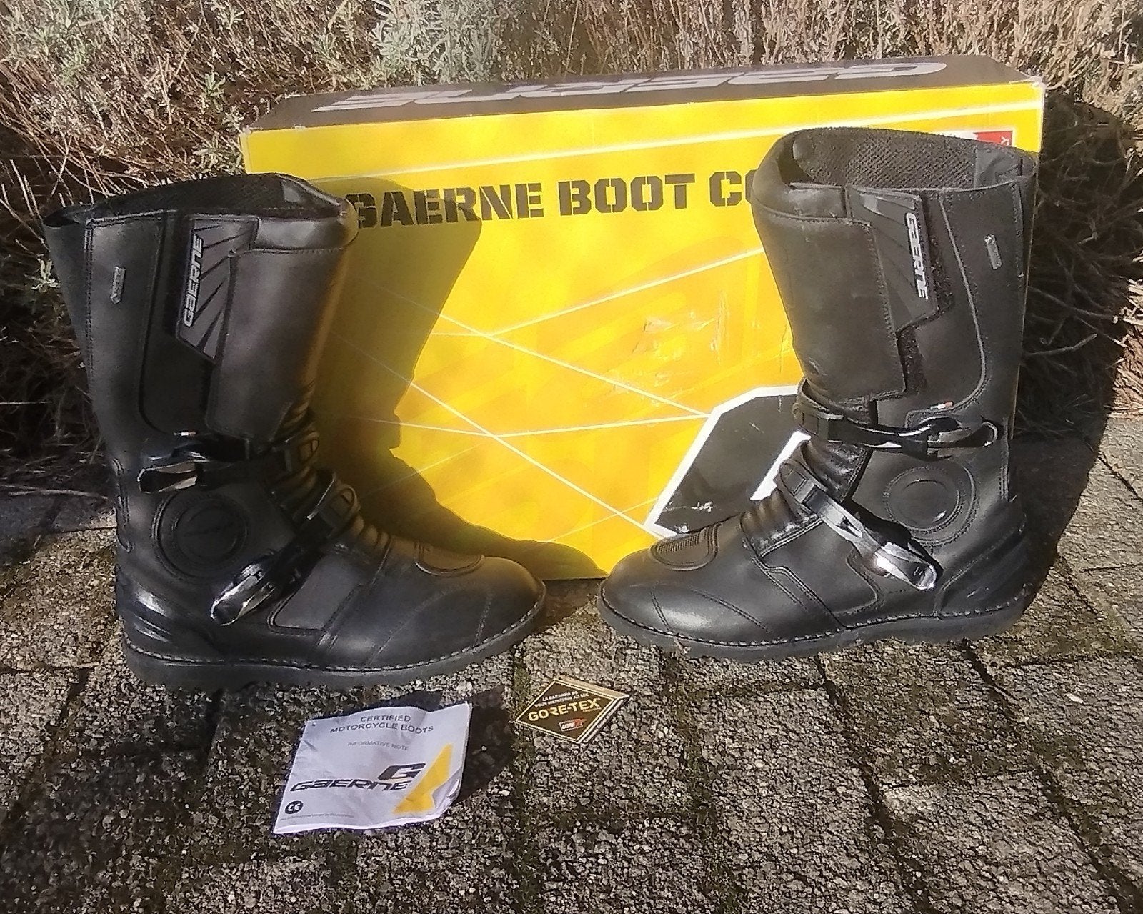 Bottes de moto Gaerne Goretex taille 44.45, Enlèvement ou Envoi, Neuf, avec ticket, Hommes