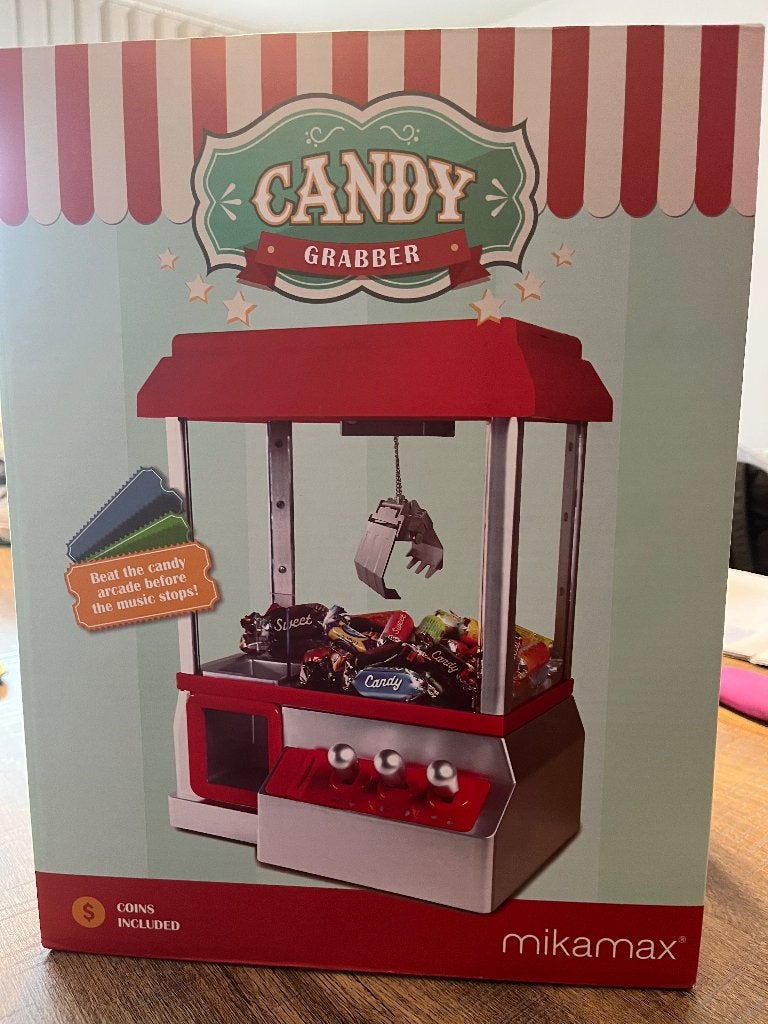 MikaMax Candy Grabber – grijpmachine met originele doos, Ophalen, Zo goed als nieuw