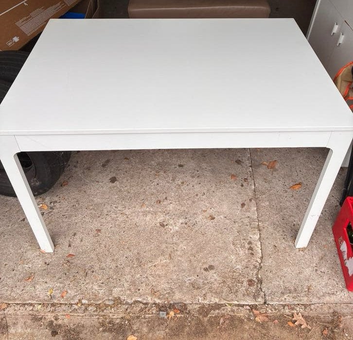 Eettafel + bank, Huis en Inrichting, Tafels | Eettafels, Ophalen, Gebruikt