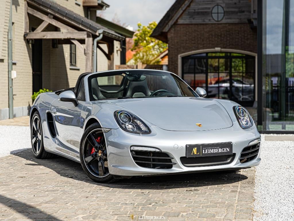 Porsche Boxster 981 / PDK / Sportuitlaat / Achteruitrijcam, Autos, Cuir, Argent ou Gris, Achat, Euro 6