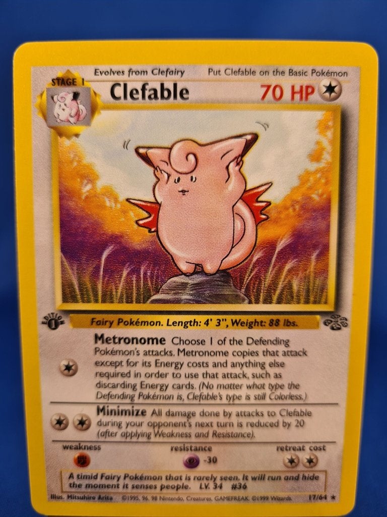 Clefable 17/64 - Jungle (1st edition), Verzenden, Gebruikt