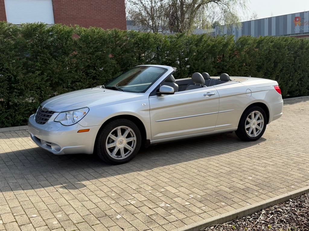 Chrysler sebring - 40.100 km’s!, Auto's, Cabriolet, Leder, Grijs, Particulier