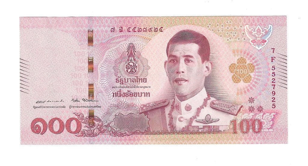 Thailand, 100 Baht 2018, UNC., Ophalen of Verzenden, Zuidoost-Azië, Los biljet