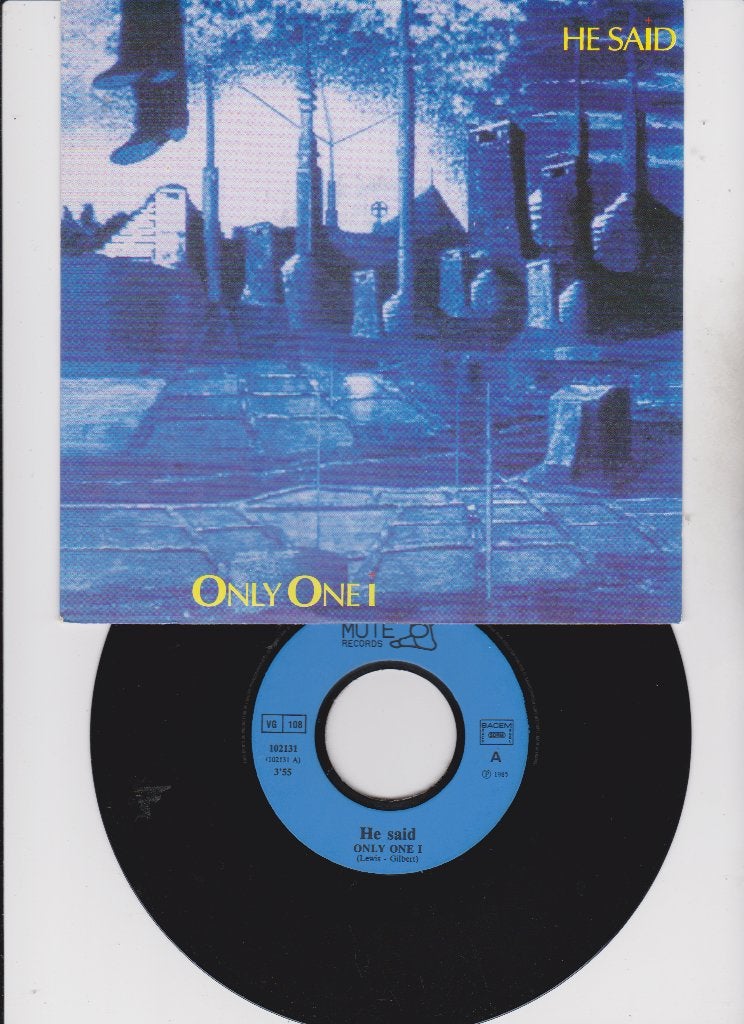 He Said (WIRE) – Only One I   1985    Synth-pop   MINT, 7 inch, Ophalen of Verzenden, Pop, Single
