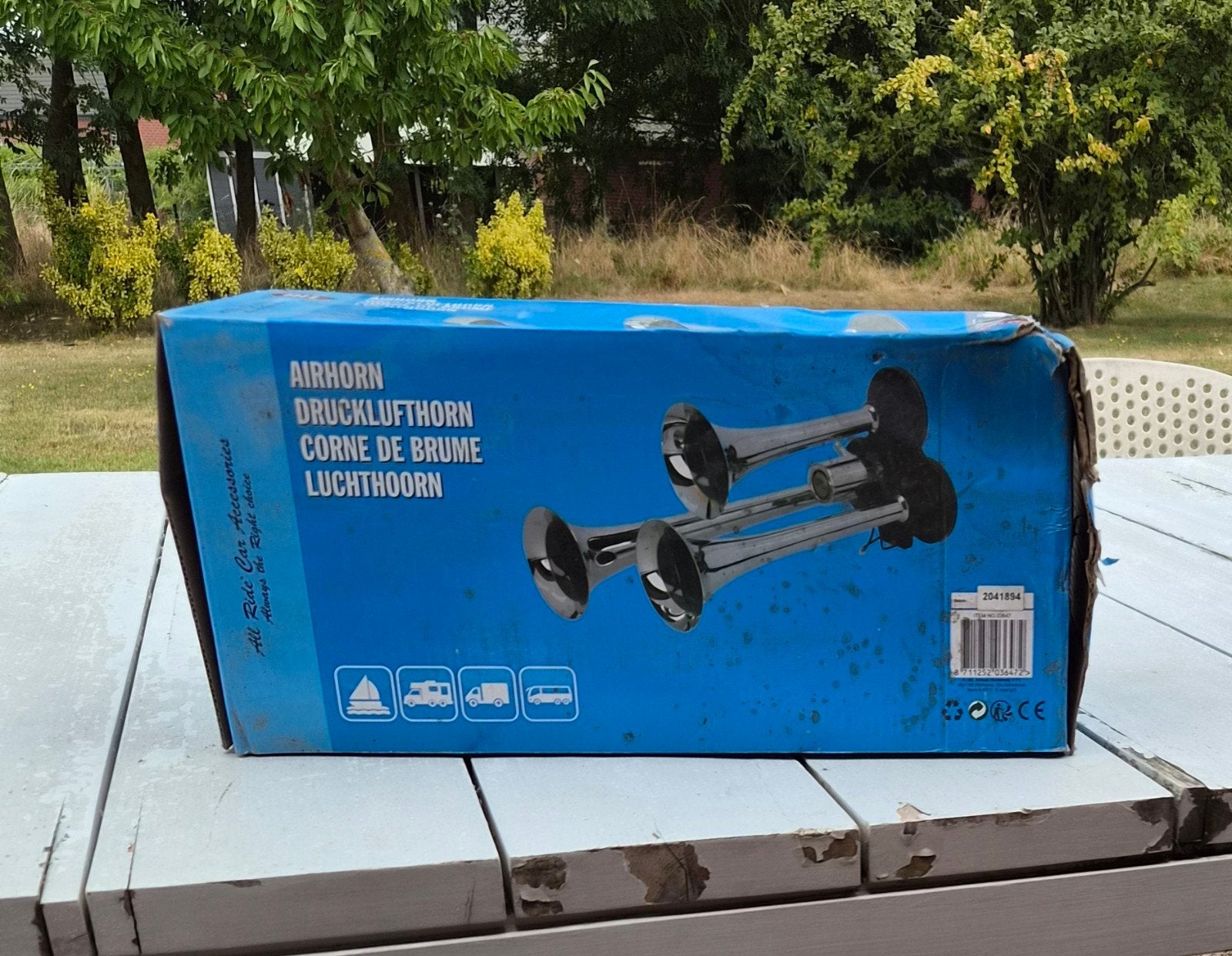 Corne de brume 12v, Neuf