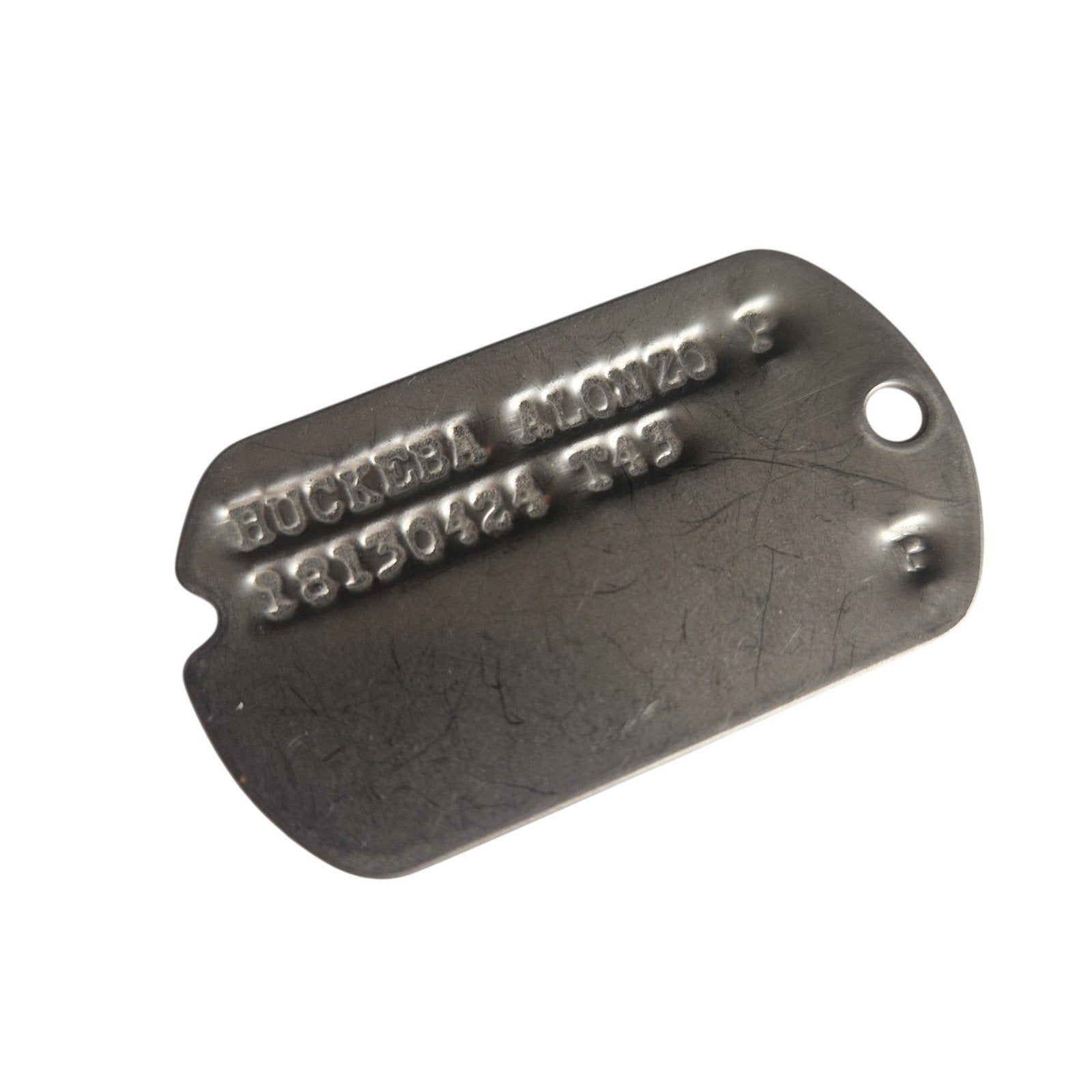 US WO2 101st Airborne Dog tag 506th PIR Company B - POW, Verzenden, Luchtmacht, Embleem of Badge