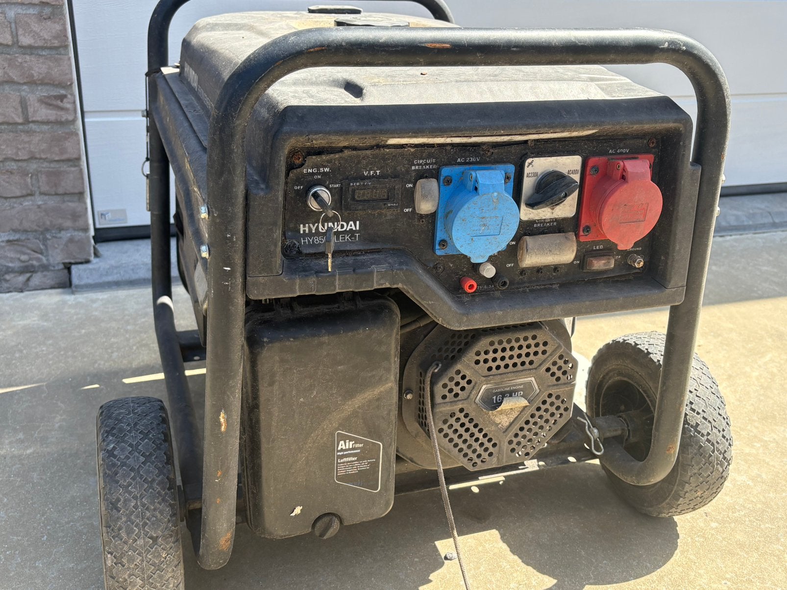 Honda generator, Doe-het-zelf en Bouw, Aggregaten, Ophalen, Gebruikt