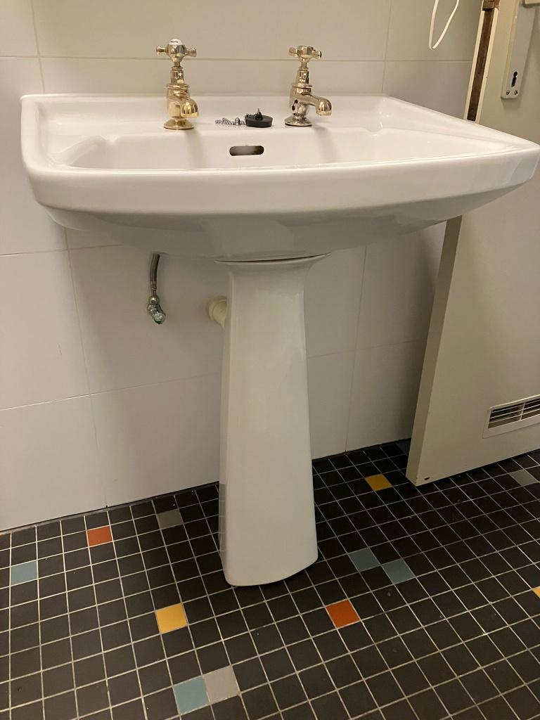 wastafel, Huis en Inrichting, Ophalen, Gebruikt, 50 tot 100 cm, Minder dan 100 cm