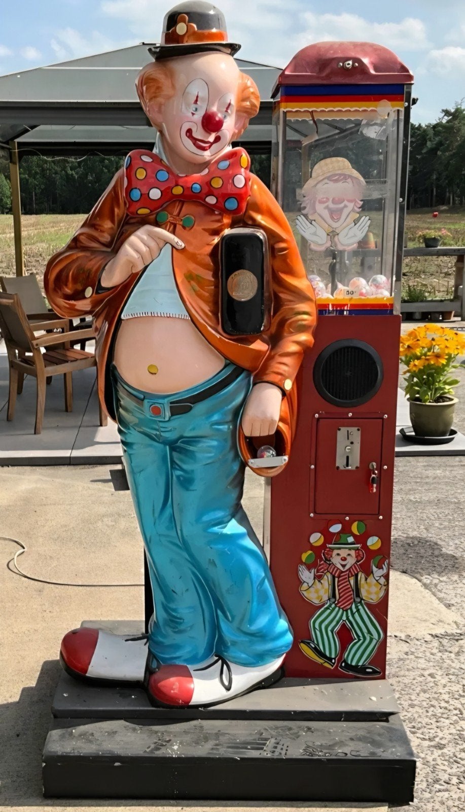 Falgas clown/ capsule automaat origineel, Verzamelen, Ophalen