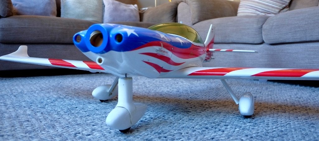 Avion RC Lancair 360 CMP – 1,50 m –Fuselage fibre – Bon état, Enlèvement, Utilisé, Autres types