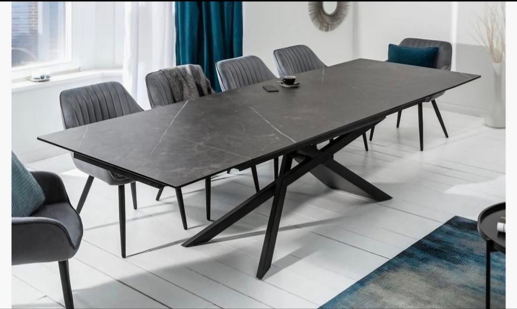 Table à manger - extensible - 2,60 m, Maison & Meubles, Enlèvement ou Envoi, Comme neuf, Rectangulaire