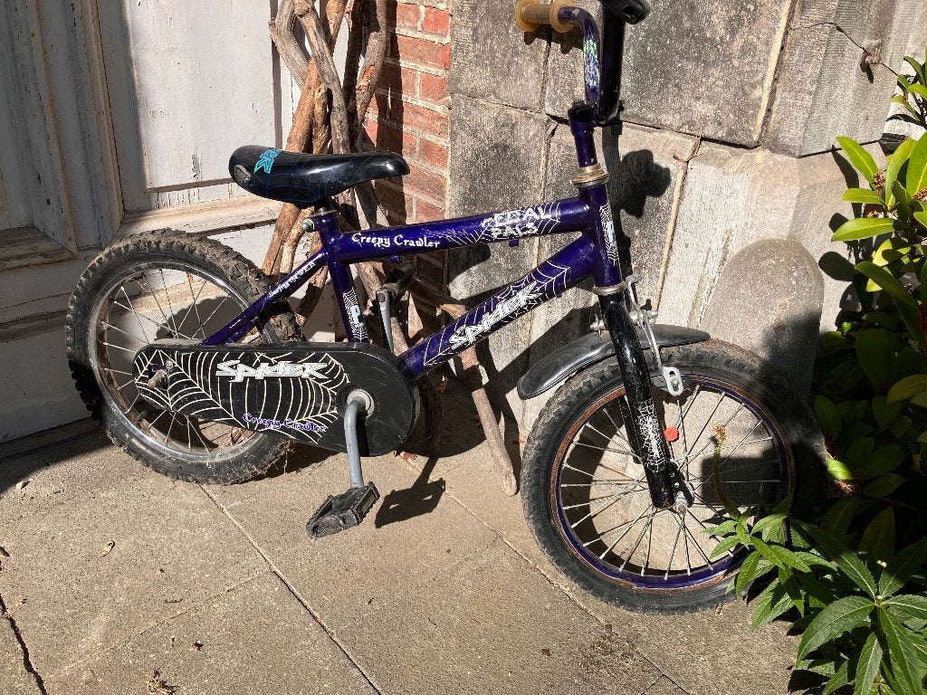 Kinderfiets - te herstellen, Ophalen, Gebruikt, Velgrem, 16 tot 20 inch