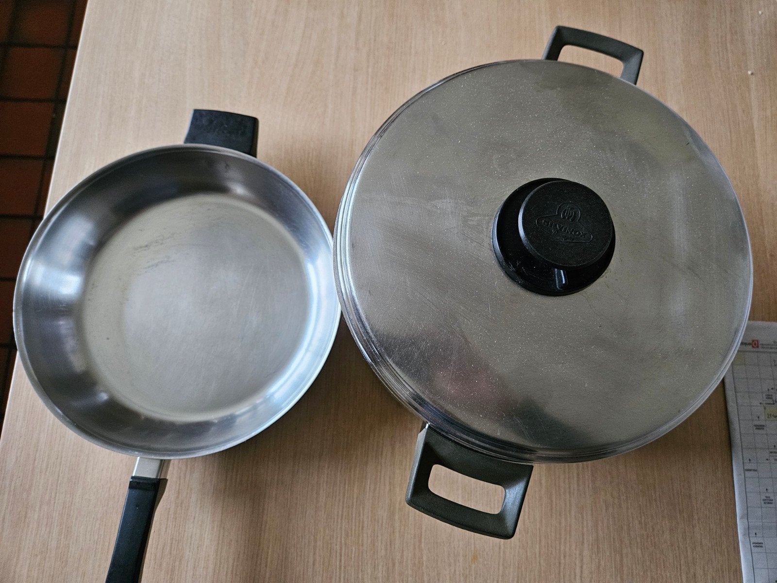 demeyere kookpot en braadpan, Huis en Inrichting, Keuken | Potten en Pannen, Ophalen, Braadpan, Demeyere