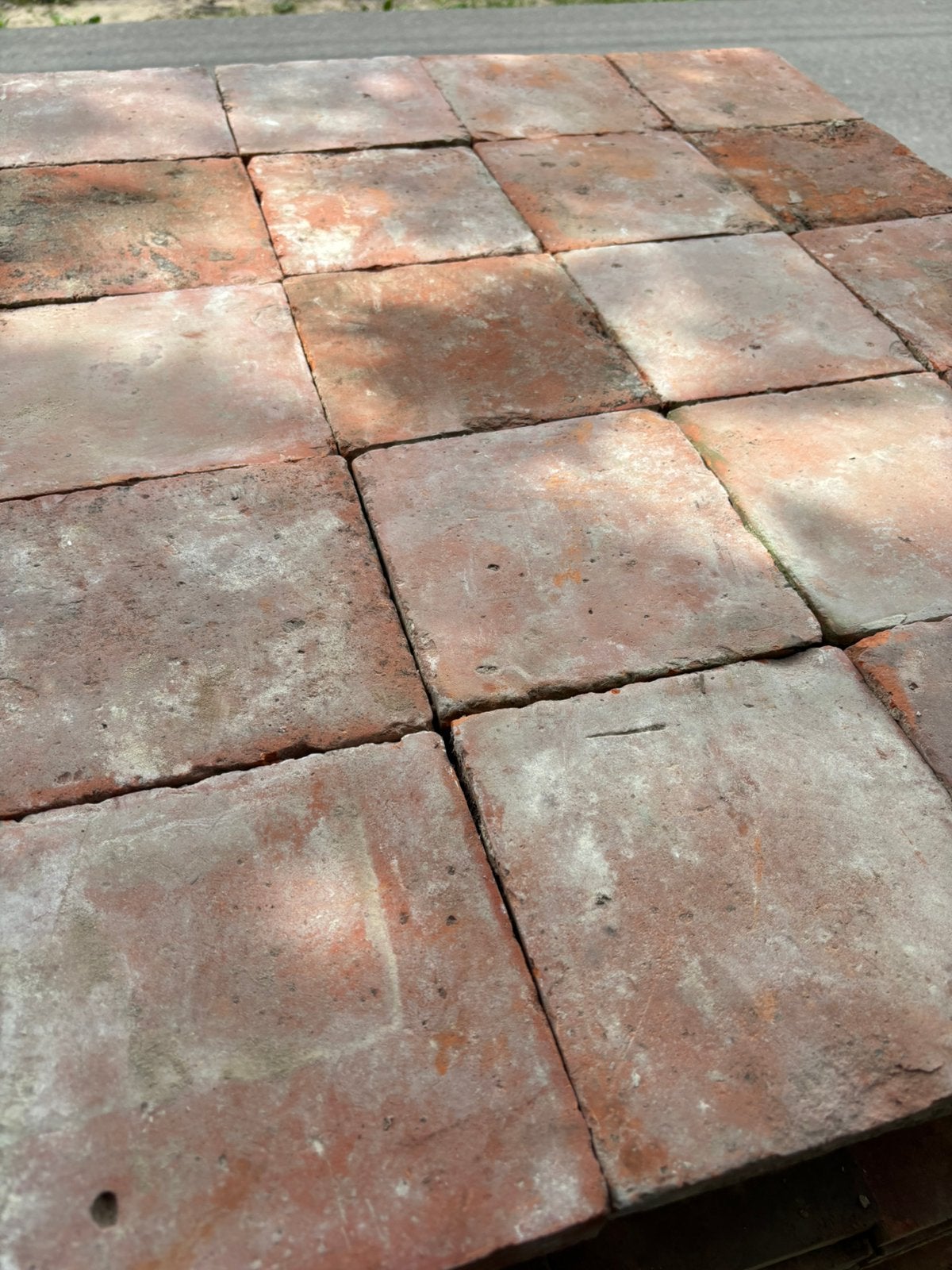 Lot Antieke terracotta tegels. Voor info BELLEN 0474220705, Antiek en Kunst, Ophalen
