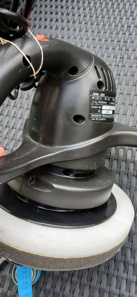 Poliermachine, Ophalen
