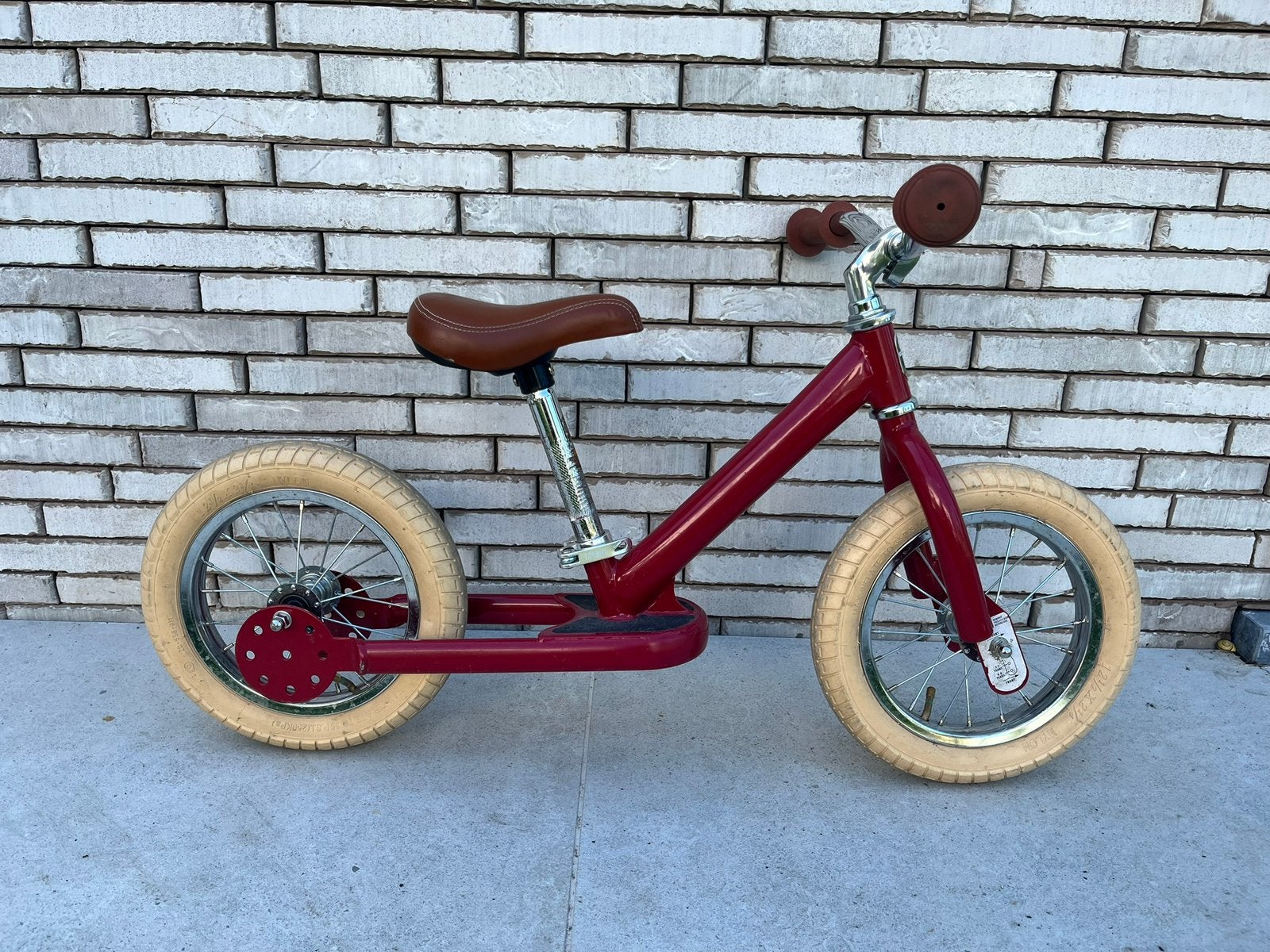 Peuter fiets, Ophalen, Gebruikt