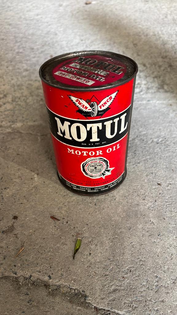 Motul, Verzamelen, Blikken, Ophalen, Zo goed als nieuw