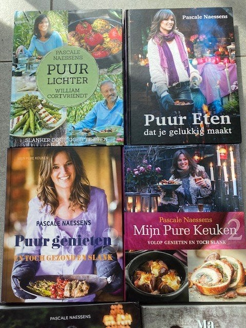 6 kookboeken van Pascale Naessens Nieuwstaat, Ophalen of Verzenden, Zo goed als nieuw, Pascale Naessens, Gezond koken