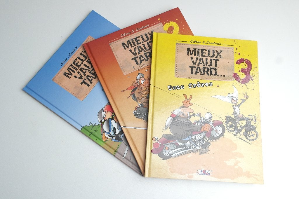 Bd MIEUX VAUT TARD ... tomes 1 à 3 (EO état neuf) de LEBRUN, Complete serie of reeks, Zo goed als nieuw, LEBRUN / LAUDRAIN, Ophalen of Verzenden