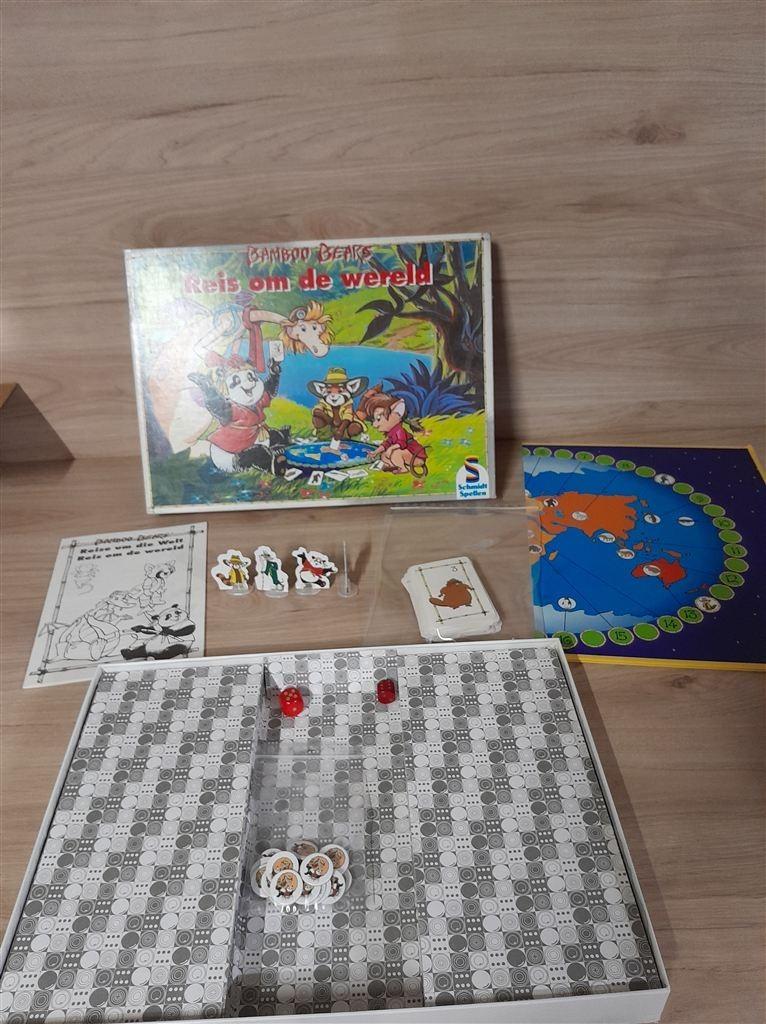 Bamboo Bears - reis om de wereld - s1363, Hobby en Vrije tijd, Gezelschapsspellen | Bordspellen, Zo goed als nieuw, Verzenden