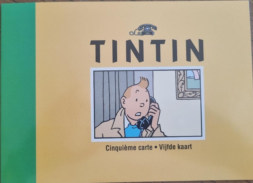 Kuifje Tintin phonecard Belgacom 5, Collections, Cartes de téléphone, Envoi