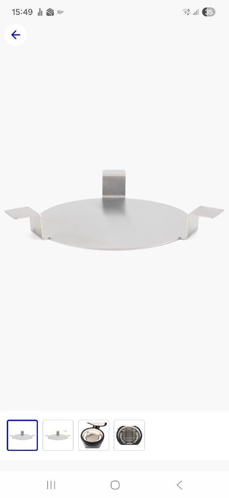 baste heat deflector 13 inch kamado, Tuin en Terras, Ophalen of Verzenden, Nieuw, Baste Kamado