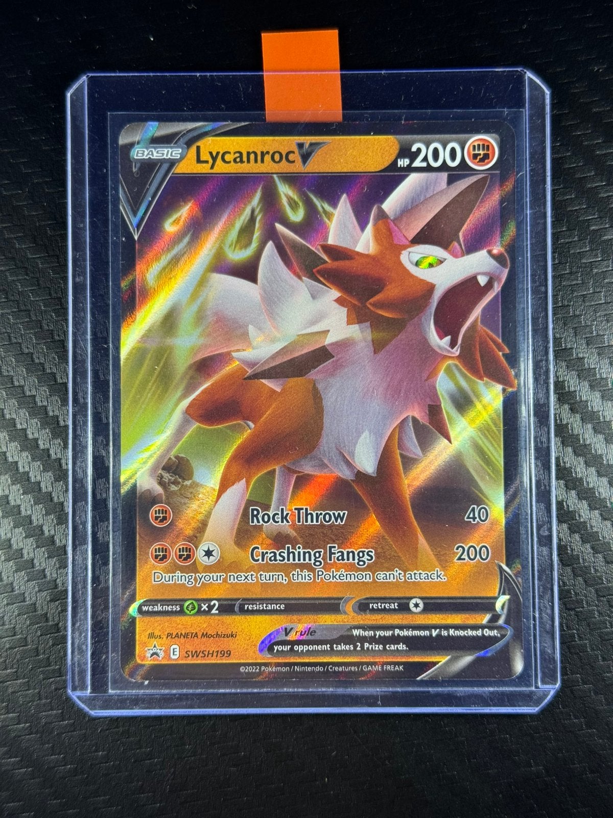 Lycanroc V | Holo | Fighting | Promo | 2022 | SWSH199, Verzenden, Nieuw, Losse kaart