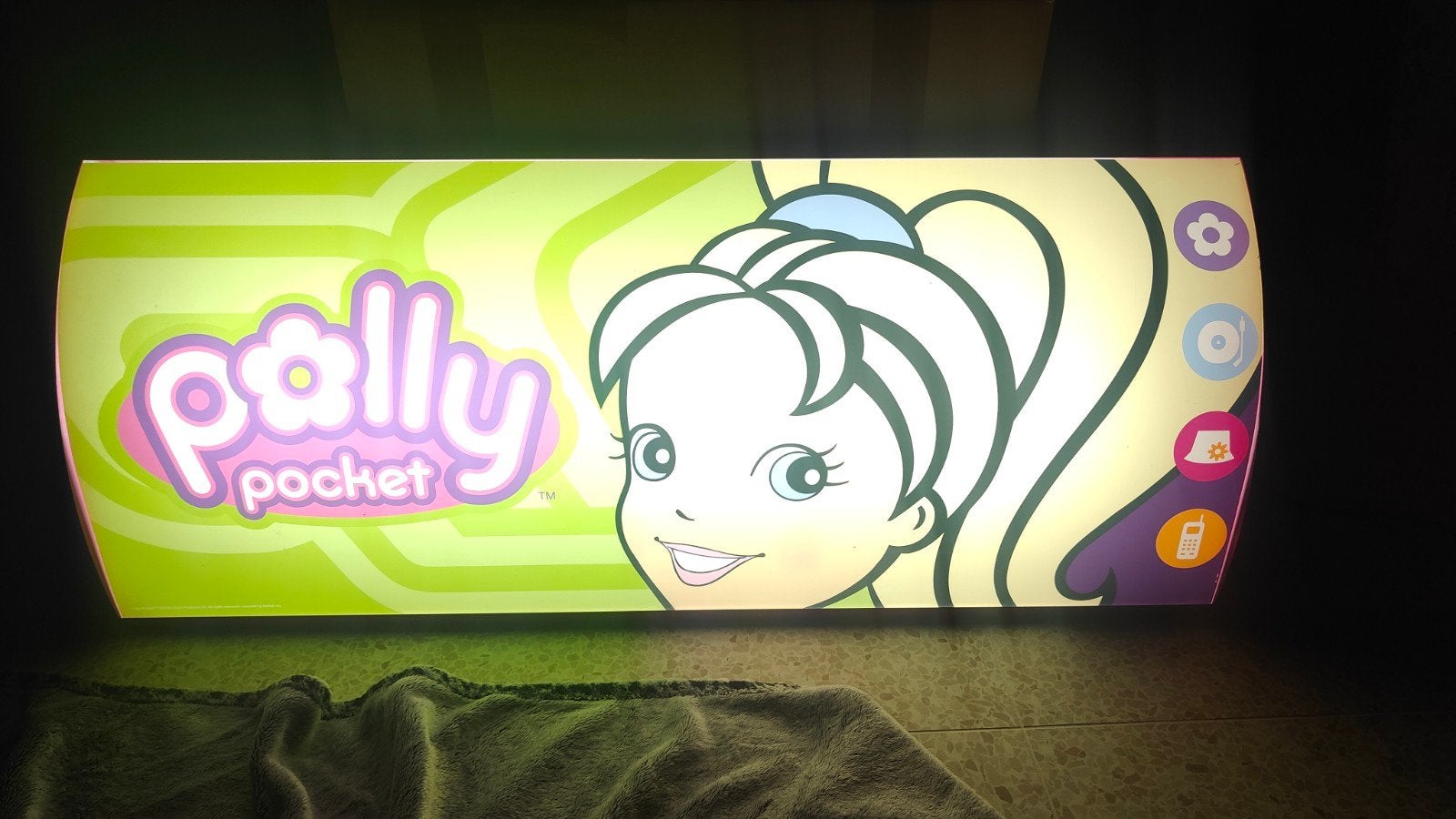Verlichte Reclame display van Polly pocket,vintage mattel, Ophalen, Vintage
