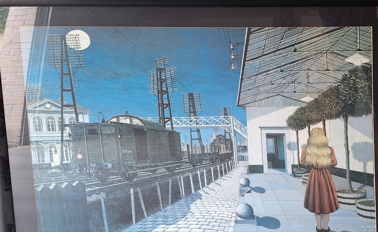 Paul Delvaux reproductie, Antiquités & Art, Art | Lithographies & Sérigraphies, Enlèvement