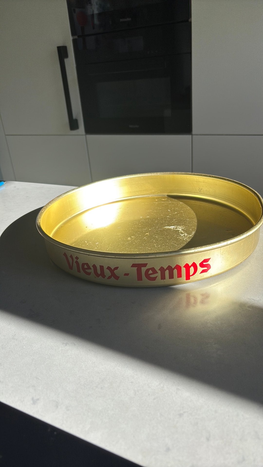 Assiette à bière Vieux - Temps, Enlèvement ou Envoi, Comme neuf