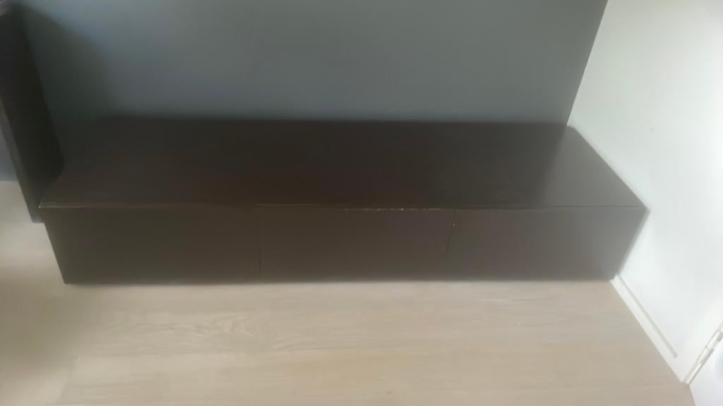 Ladenelement tv meubel KRONOS wengé, Moins de 50 cm, 200 cm ou plus, Enlèvement, Utilisé