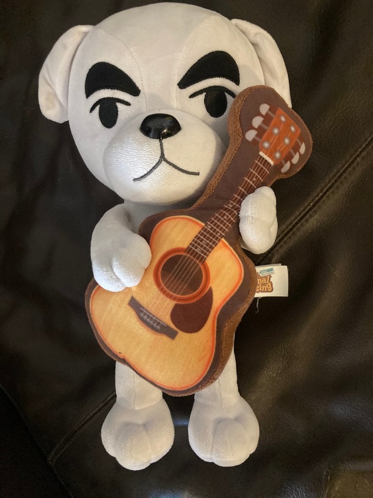 K.K. Slider Knuffel 40cm (Animal Crossing), Zo goed als nieuw, Nintendo, Middelgroot (20 tot 80 cm), Wit