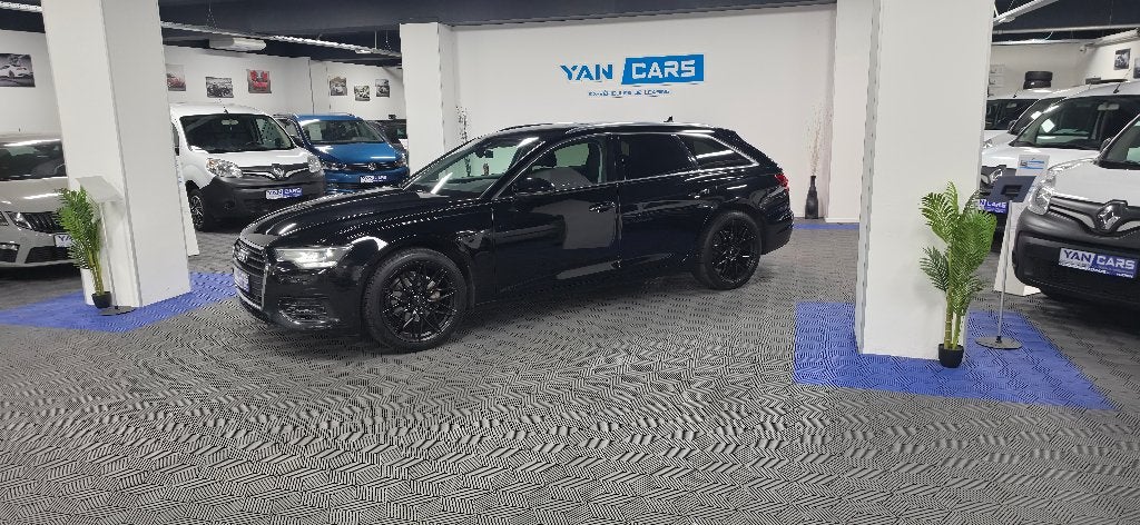 Audi A6 Avant 40 TDi Business Edition S tronic * JANTES RS6, Auto's, Audi, Stof, Euro 6, Zwart, Bedrijf