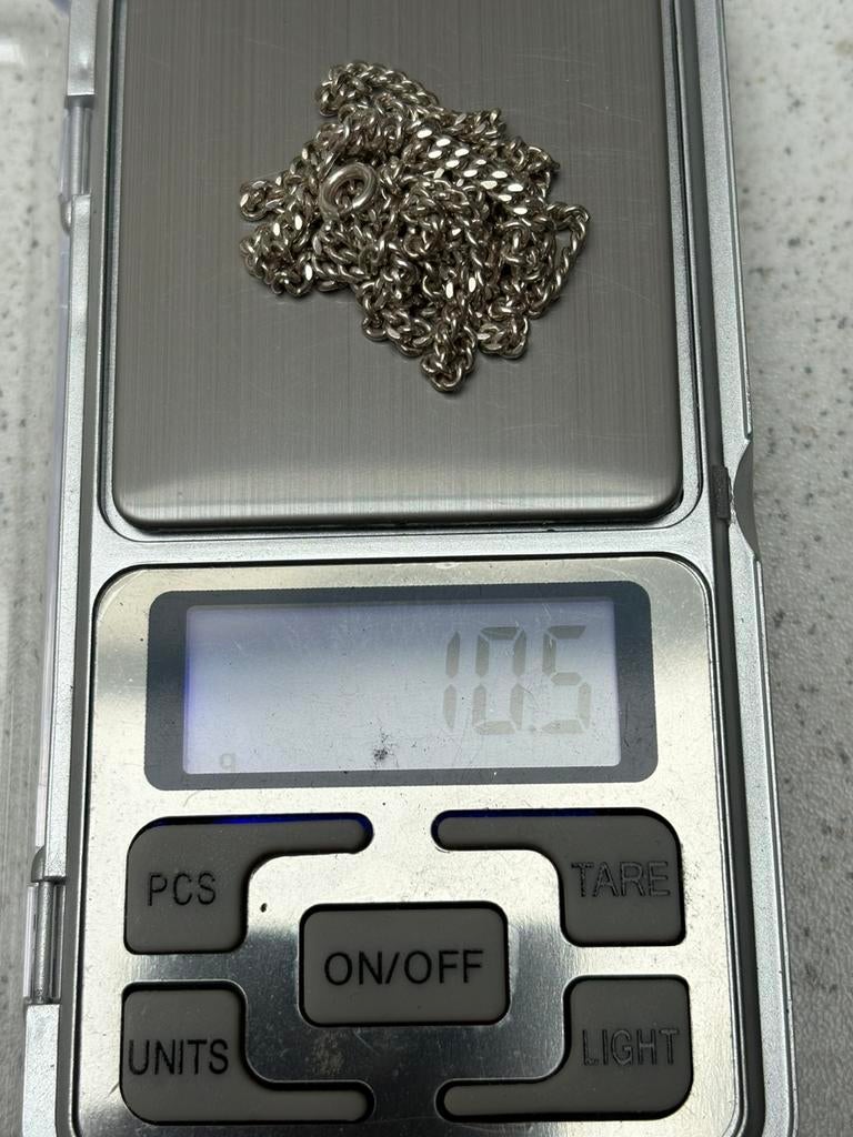 Bijoux. pendentif en améthyste naturelle , chaîne en argent,, Enlèvement ou Envoi, Argent, Argent