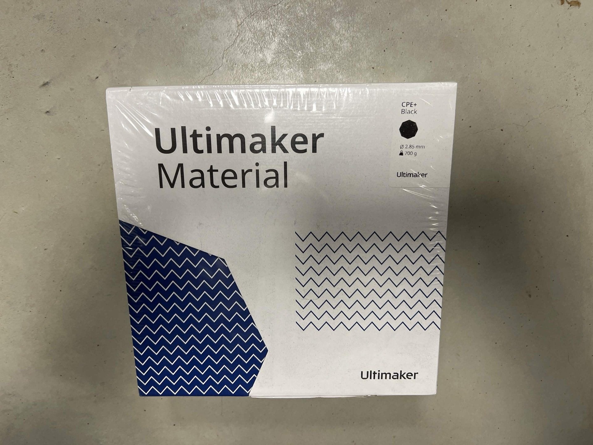 Ultimaker CPE+ zwart 2.85mm 700g sealed, Computers en Software, Ophalen of Verzenden, Nieuw