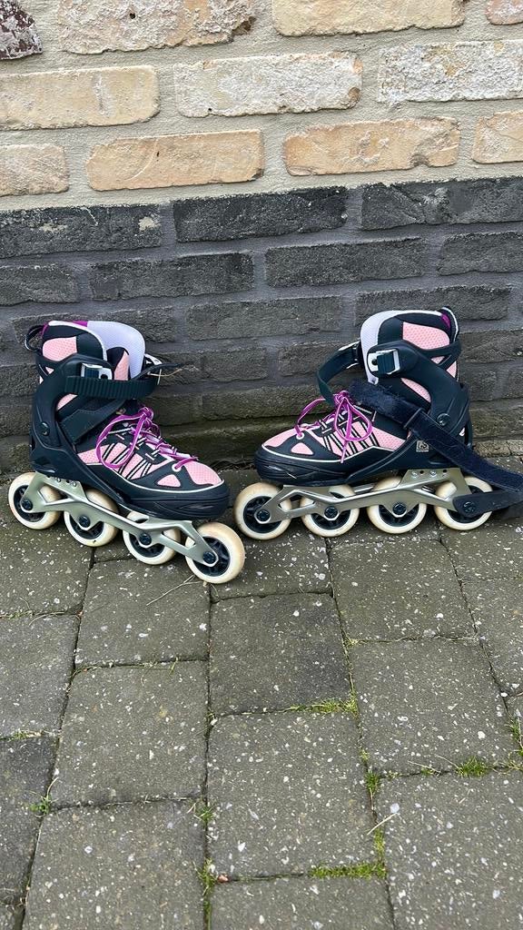 Inline skates meisje maat35-38, Autres marques, Rollers 4 roues en ligne, Réglable, Enlèvement